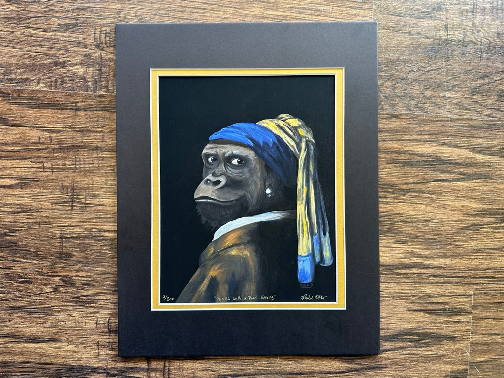 Gorilla with a Pearl Earring