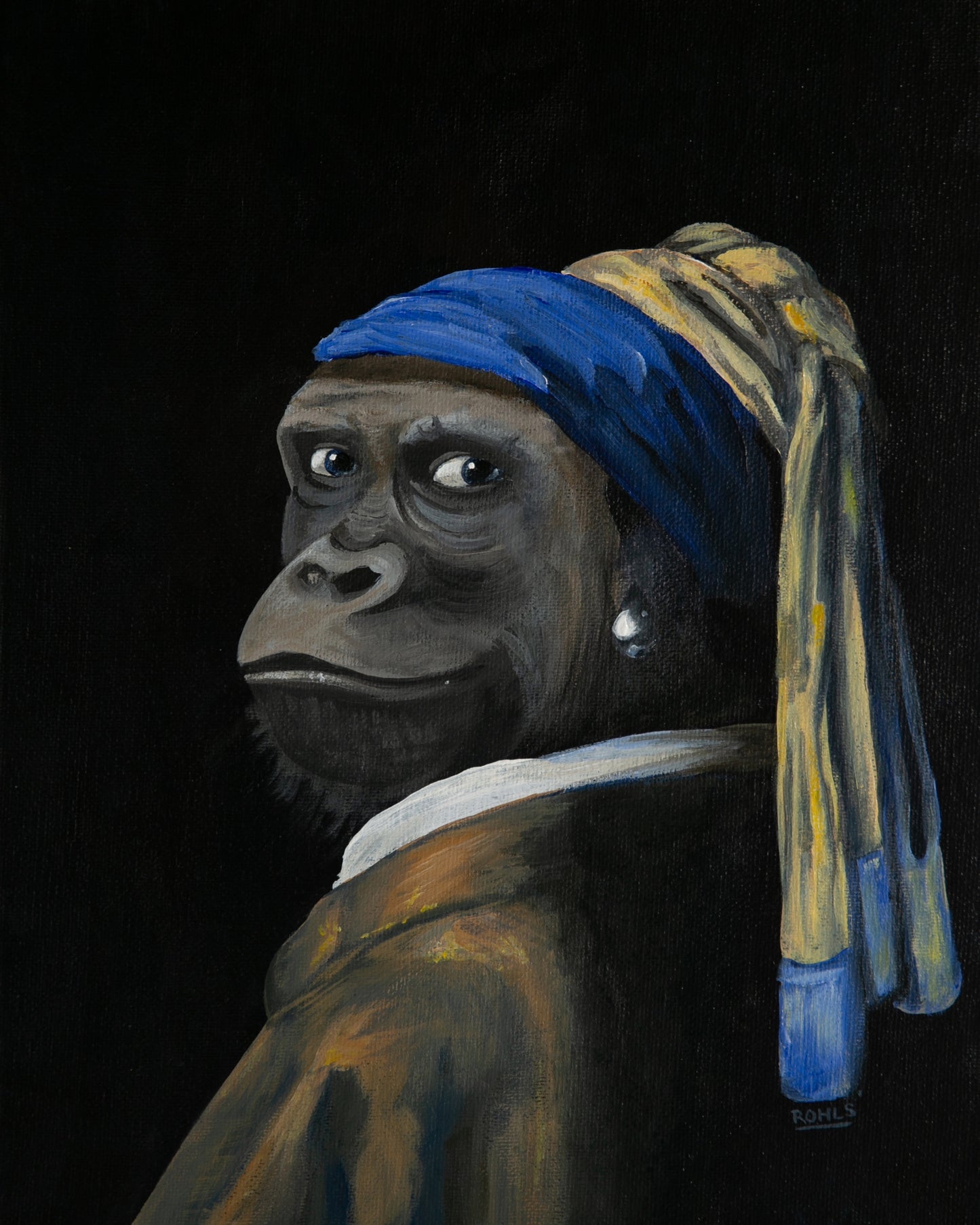 Gorilla with a Pearl Earring