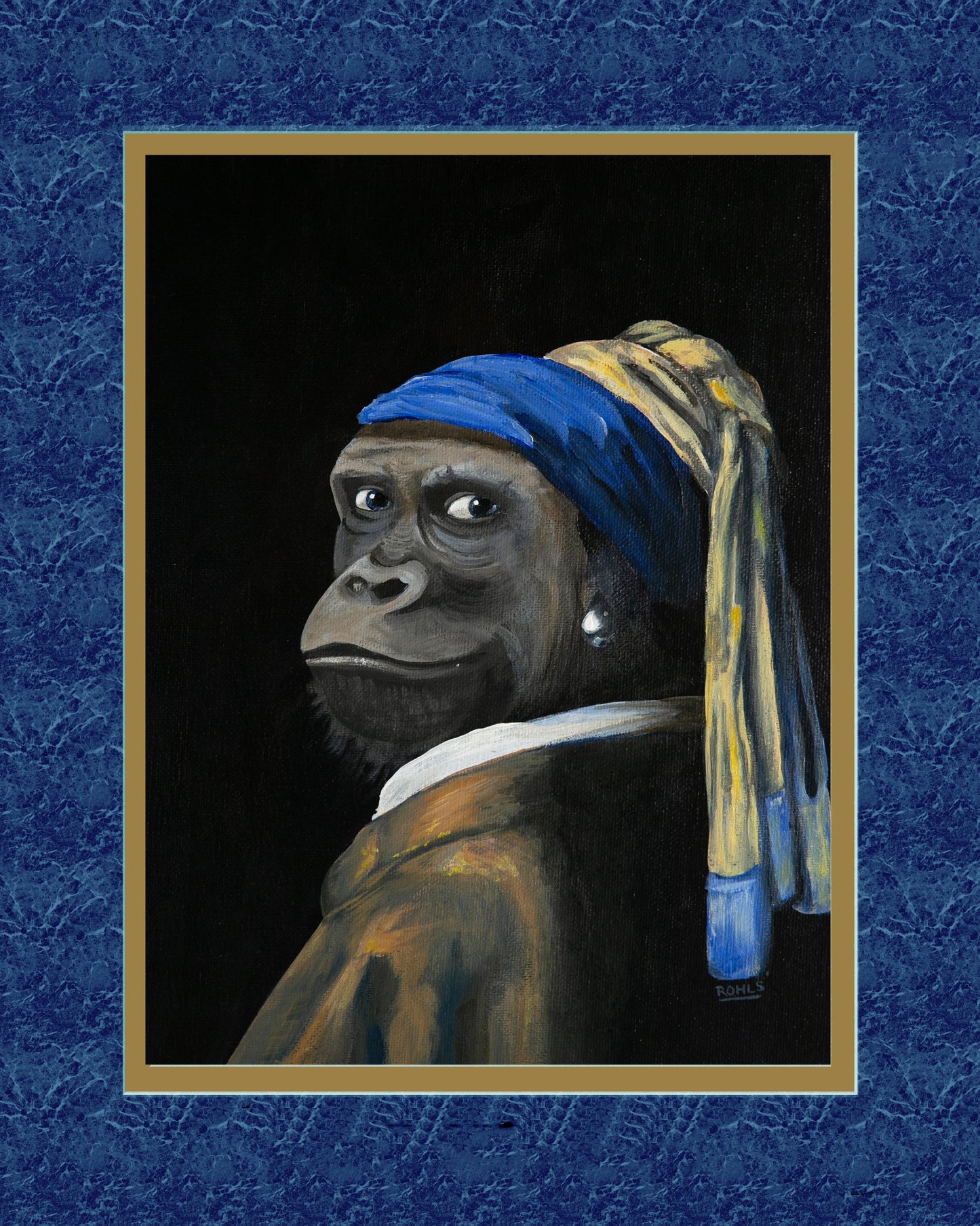Gorilla with a Pearl Earring